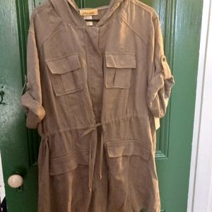 Army green dress, NWOT, 3xl